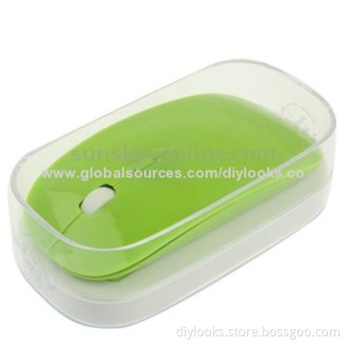 2.4GHz Wireless Ultra-thin Laser Optical Mouse with USB Nano Receiver, Plug-and-play